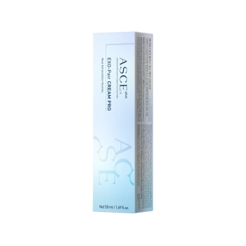 ASCEplus Exo-Pair Cream Pro - подмладяващ нощен крем против бръчки с екзозоми от роза дамасцена и пептиди. Стимулира колагена и изглажда кожата.